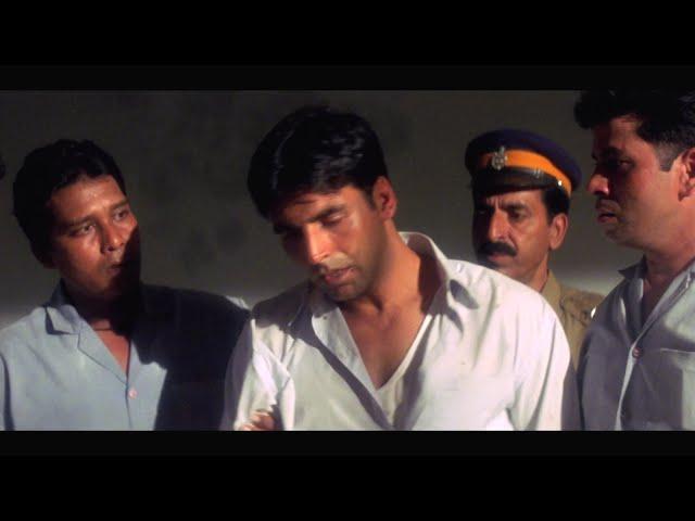 Behoshi Mein Akshay Kumar Se Karwaya Sign | Amrish Puri | Raveena Tandon | Action Scene