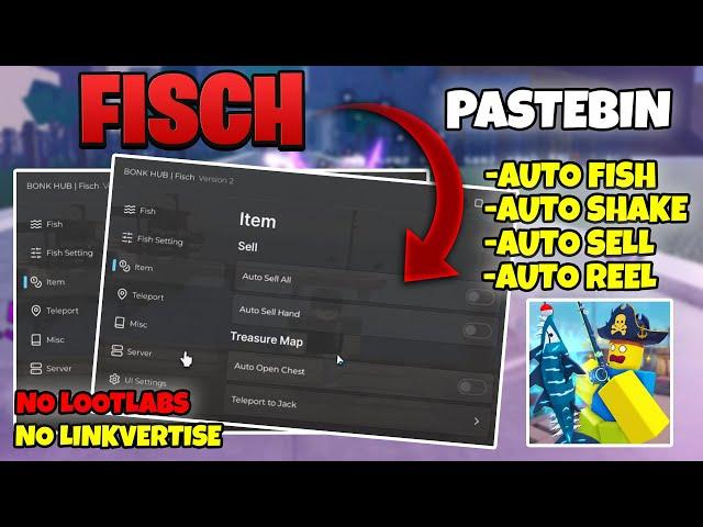 *NEW* Fastest Fisch Script – Auto Farm, Instant Catch, Auto Shake & Auto Sell (No Key!)