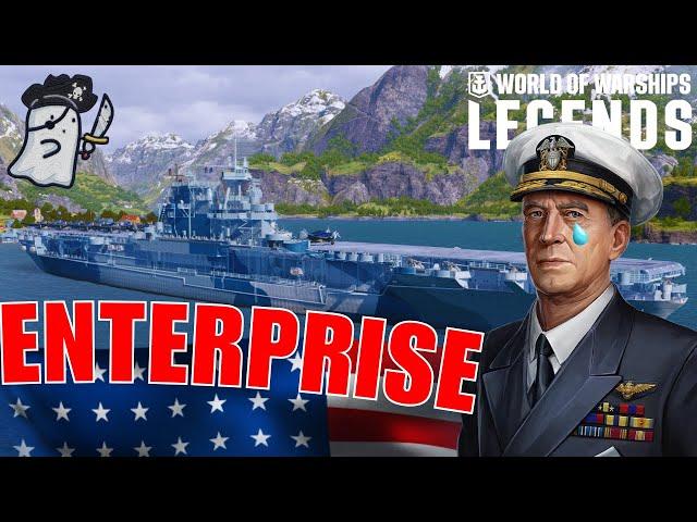 Real Life LEGEND, In Game Blehgend! - ENTERPRISE || World of Warships: Legends