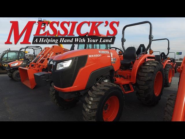 Kubota MX series walk around and features by Messicks. | MX4800 MX5200 MX5800