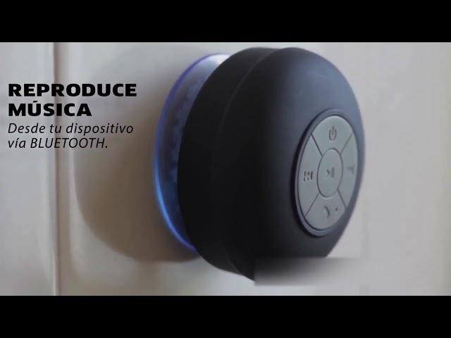 Parlante Splash Proof Bluetooth con Ventosa para la Ducha