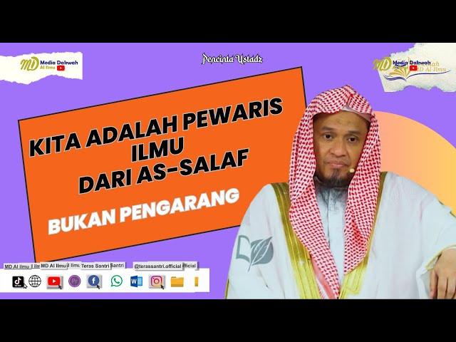 Mengajar Akidah Dengan Buku Karangan Sendiri, Siapa Kamu? - Ustadz Dzulqarnain M. Sunusi