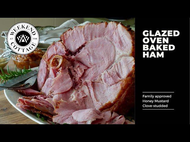 The best GLAZED OVEN-BAKED HAM!