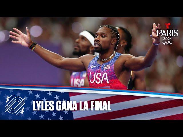 Noah Lyles de USA gana el oro en la final de Atletismo 100 m masculino | Juegos Olímpicos París 2024