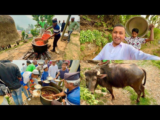 200 KG Buffalo Meat Cooking in Nepal Village | Mubashir Saddique | Village Food Secrets