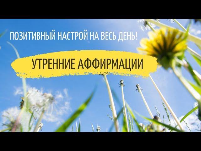 Утренние аффирмации | ПОЗИТИВ НА ВЕСЬ ДЕНЬ | Лина Семина