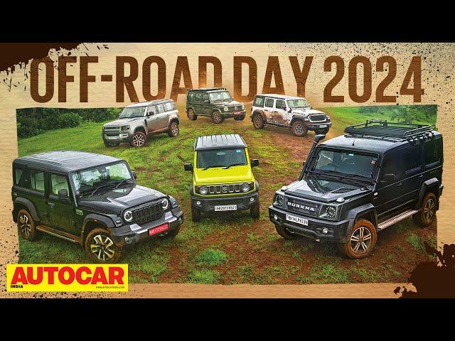 Off-Road Day 2024 ft. Thar Roxx, Gurkha 5 Door, Jimny, G-Class, Defender & Wrangler | Autocar India