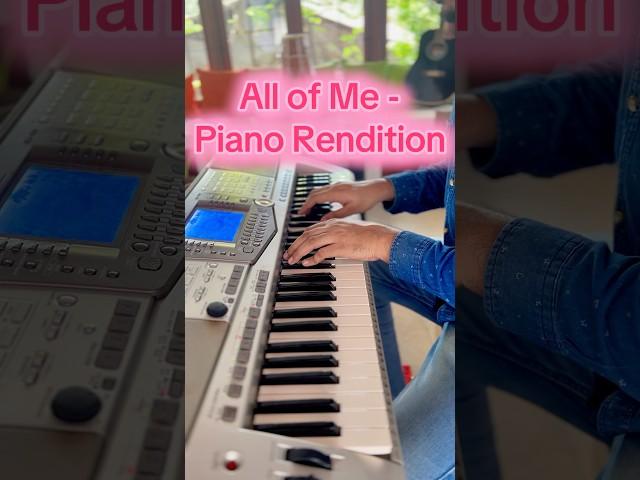 All of Me - Piano Rendition #melomaniac #pianoguys #fusionmusic #audioengineering #corporateevents