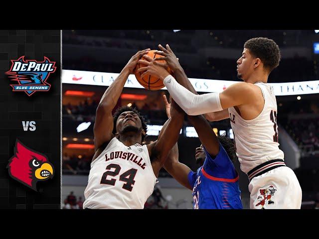 DePaul vs. Louisville Men's Basketball Highlights (2021-22)
