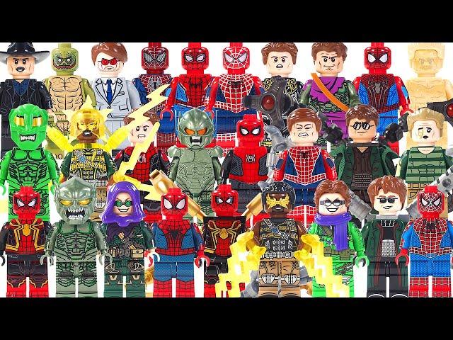 All Spider-Man No Way Home Unofficial Lego Minifigures