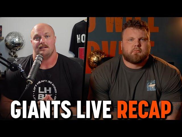 Can Hooper REALLY Pull 505KG? Does Tom Need a Break? Giants Live USA