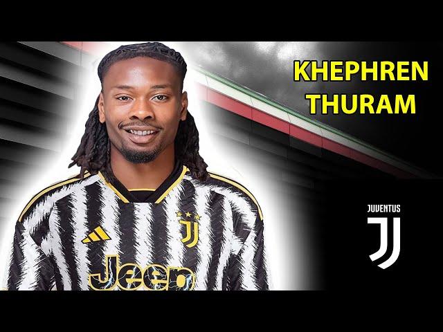 KHEPHREN THURAM | Welcome To Juventus 2024  Magic Tackles, Skills, Defense & Passes | Nice (HD)