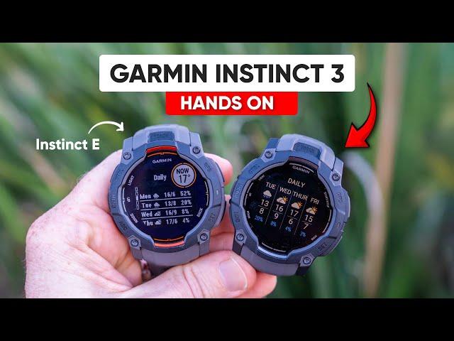 Garmin Instinct 3 vs Instinct E: Hands on Review & Comparison