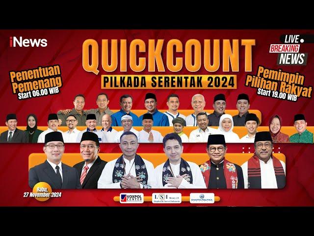 LIVE - Quick Count Pilkada Serentak 2024 | Rabu, 27 November 2024