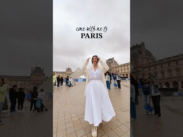 FOLLOW ME AROUND PARIS #paristravelguide #parisianexperience #parislifestyle #louvre #arcdetriomphe