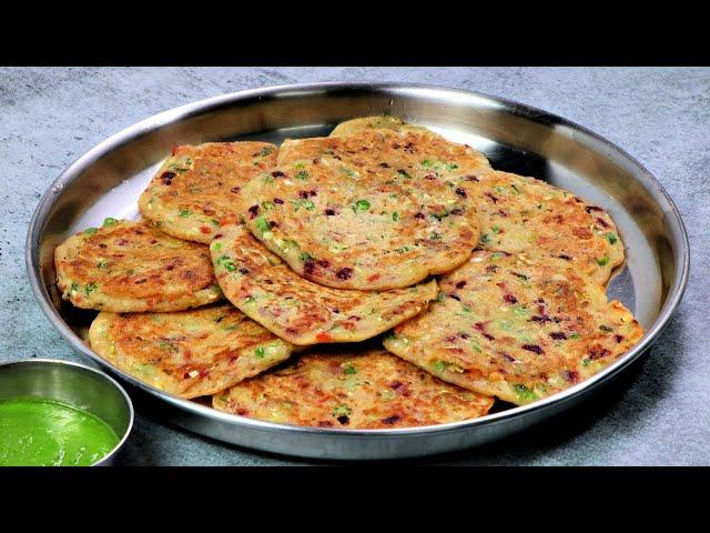 दो चम्मच तेल में सूजी का हेल्दी नाश्ता | Sooji Nasta Recipe | Semolina Breakfast recipe | Kabita