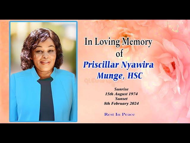 In Loving Memory of Priscillar Nyawira Munge, HSC