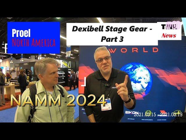 Proel North America at NAMM 2024 with The Myles Revolution (Dexibell Stage Gear - Part 3 of 12)