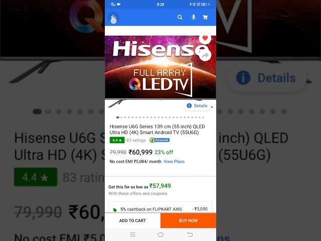 hisense u6g #hisense #shorts hisense tv