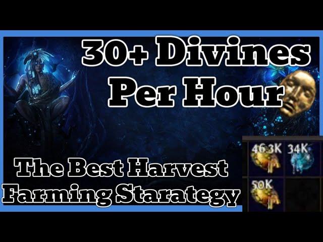 FARMING 30 DIVINES / HOUR  WITH HARVEST CROP ROTATION - POE1 PHRECIA