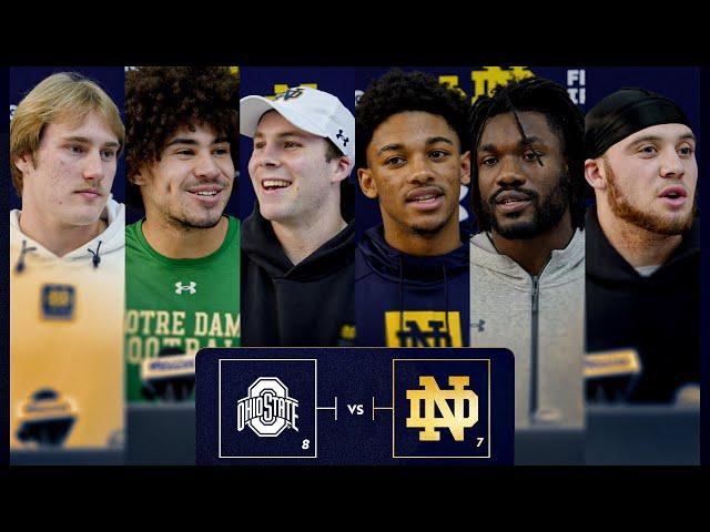 College Football Playoff: Ohio St | Post-Practice Press Conference (1.15.25) | Notre Dame Football