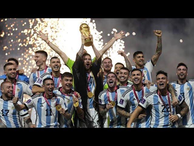 FIFA World Cup 2022 Qatar   trophy ceremony 