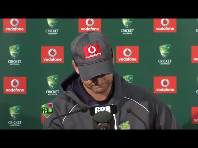 Michael Clarke gets emotional on Ricky Ponting's retirement