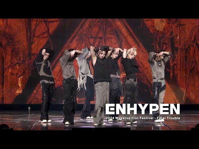 'Fatal Trouble' Stage Cam @ AliExpress 2024 Weverse Con Festival - ENHYPEN (엔하이픈)