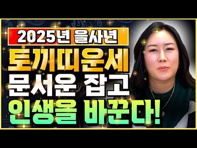2025년 신년운세 토끼띠운세들어오는 삼재 복삼재로 맞이하세요~ 63년생 75년생 87년생 99년생 삼재띠 들삼재 토끼띠운세 / 금전운 사업운 문서운