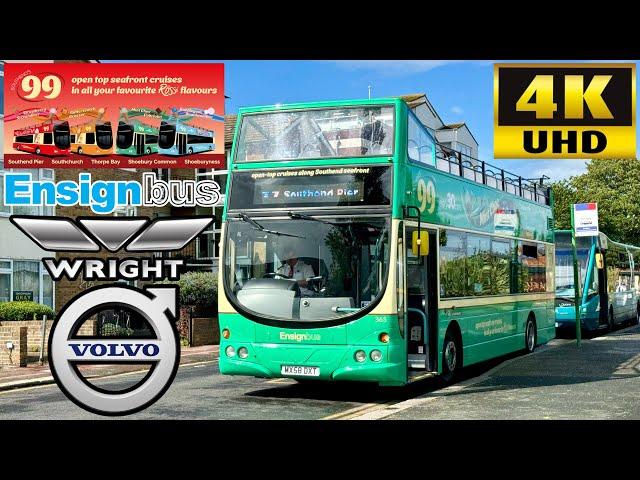 [Ensignbus: 99 Southend-on-Sea to Shoeburyness & Thorpe Bay] Wright Eclipse Gemini OpenTop VolvoB9TL