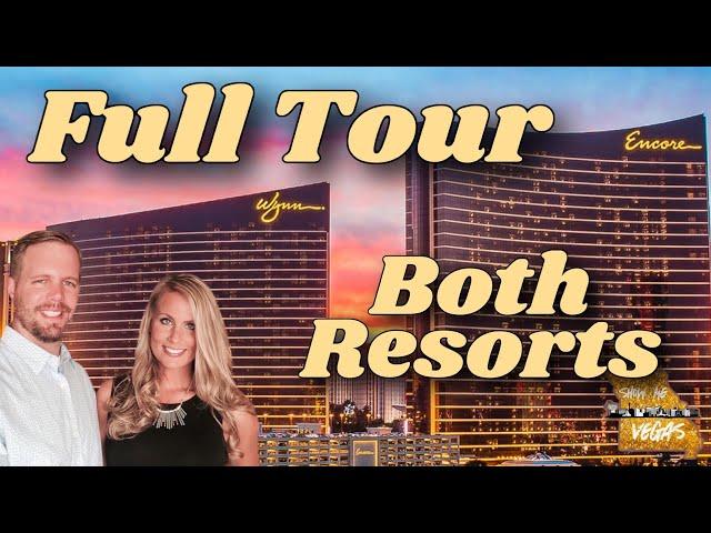 TOUR the best hotels in Las Vegas!  Wynn & Encore - Full Walking Tour 2022