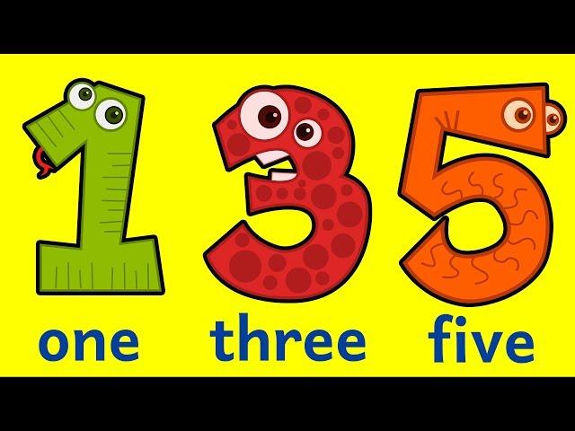 LEARN NUMBERS 1 to 10 with Spelling - 1 to 10 Number Words for Kids