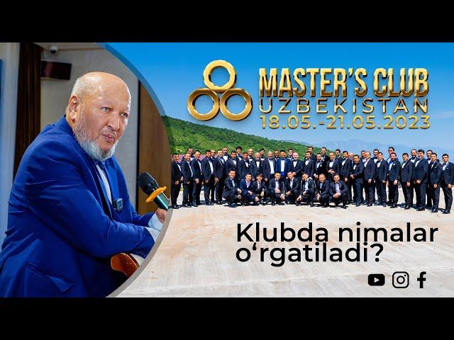 Masters club Uzbekistanda nimalar o'rgatiladi? #norbekov #mastersclub #tashkent