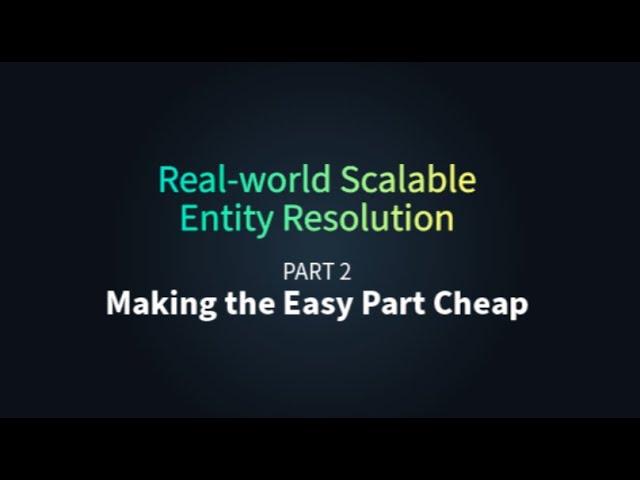Part 2 - Making the Easy Part Cheap