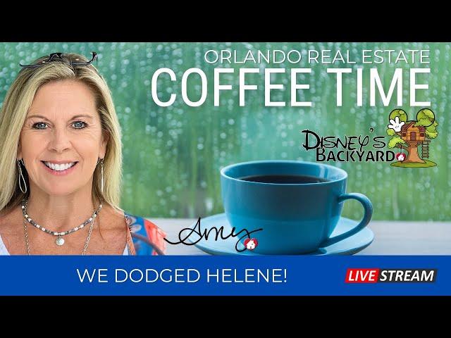 Coffee Time Live | Orlando Real Estate | Amy Kidwell from Disney's Backyard