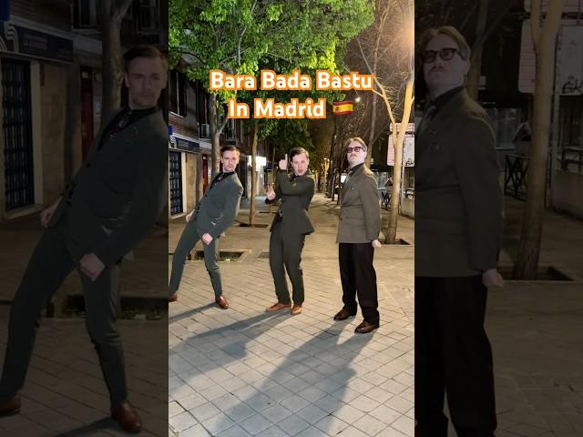 Throwback to a warm night, an empty street, and a spontaneous Bara Bada Bastu dance in Madrid 