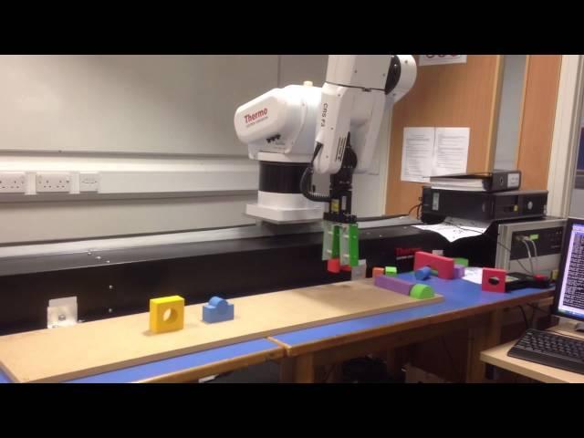 CRS - Robotic Arm - Middlesex University - Playing with blocks - CalumK