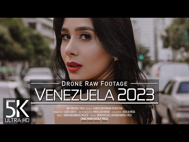 【5K】 Drone RAW Footage  This is VENEZUELA 2023  Caracas  Angel Falls  UltraHD Stock Video