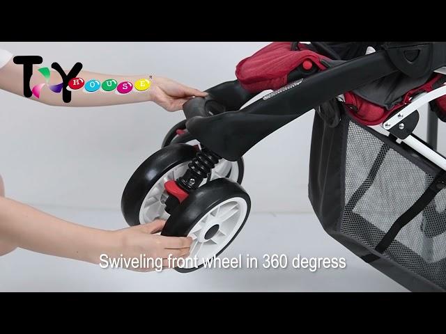 THSTTW1 Toyhouse Twin Baby Stroller