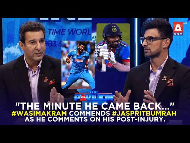 "The minute he came back..." #WasimAkram commends #JaspritBumrah as he comments on his post-injury.
