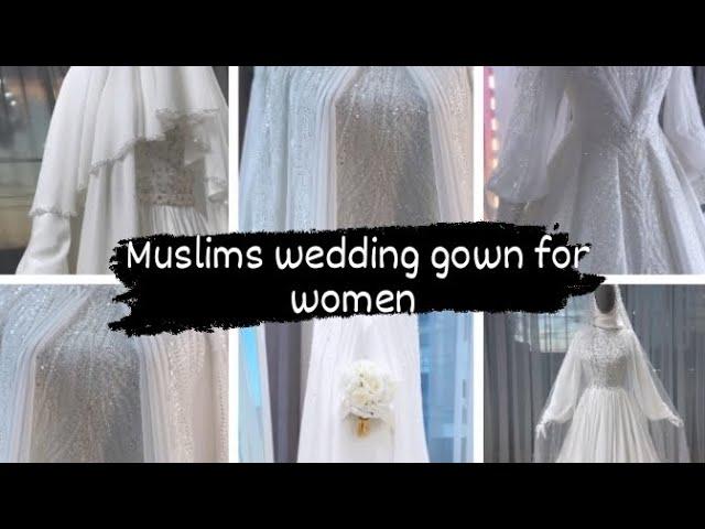 Stunning Muslim Wedding Dresses That Will Make You Swoon Muslims gown #video From