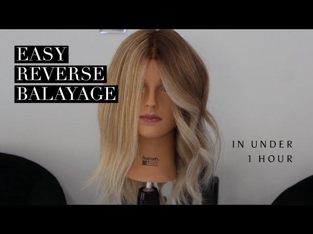 Easy Reverse Balayage in Under 1 Hour