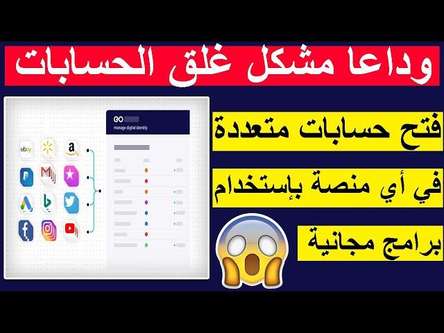 multilogin حصريا فتح حسابات متعددة في أي منصة مجانا مع تفادي إغلاقها