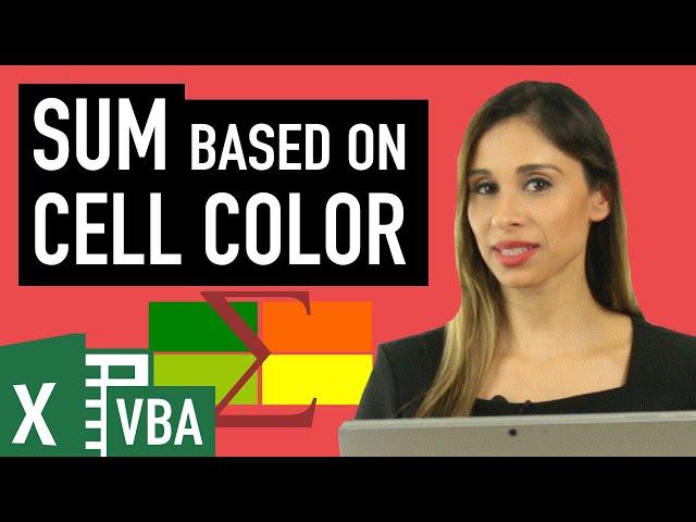 How to Sum Cells by Color in Excel (Get it to update automatically)