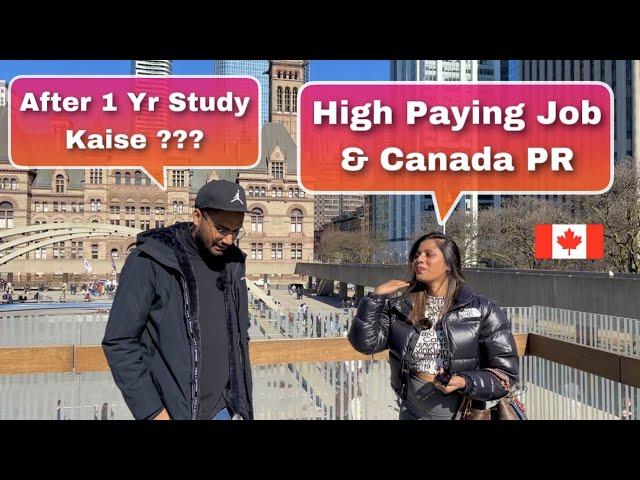 CANADA PR & HIGH Paying IT JOB after One Year Study 