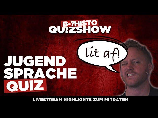 Jugendsprache Quiz: "Yo Bratan, gib ihm!" // B-PHISTO QUIZSHOW HIGHLIGHTS //