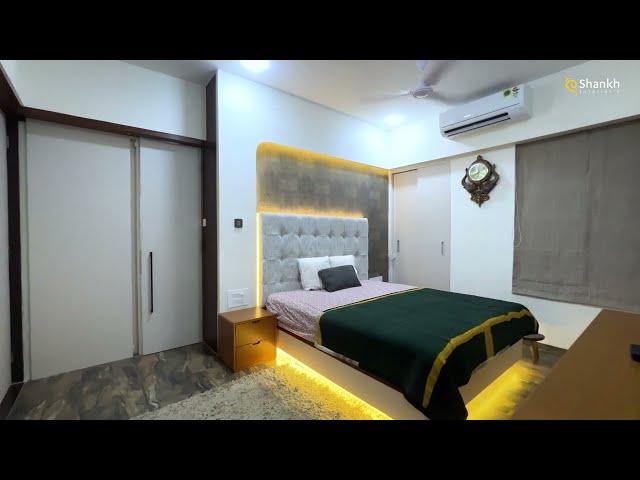 3BHK I Thane I Fully Furnished Interior I South Indian & Modern Traditional Home Interior Design