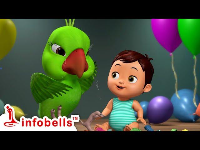 Chitti Chilakamma Amma Kottinda-Baby song | Telugu Rhymes for Children | Infobells #telugurhymes