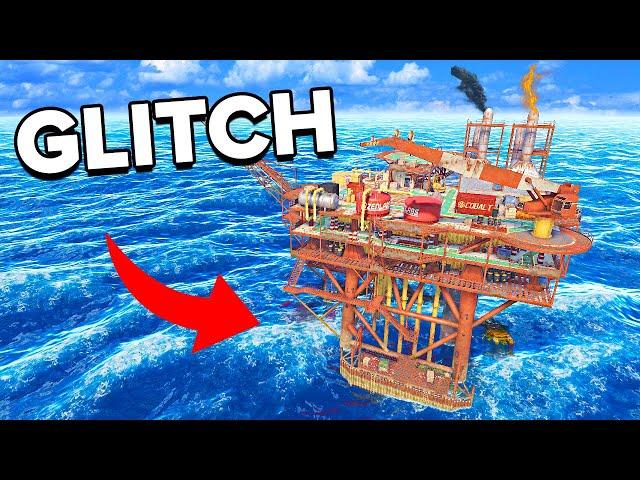 This Oil Rig Glitch gave me Godmode... - Rust