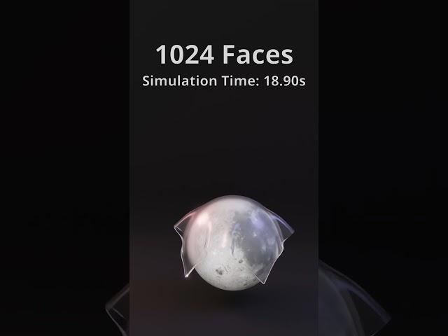 Moon Cloth Simulation  | Satisfying 3D Animation 